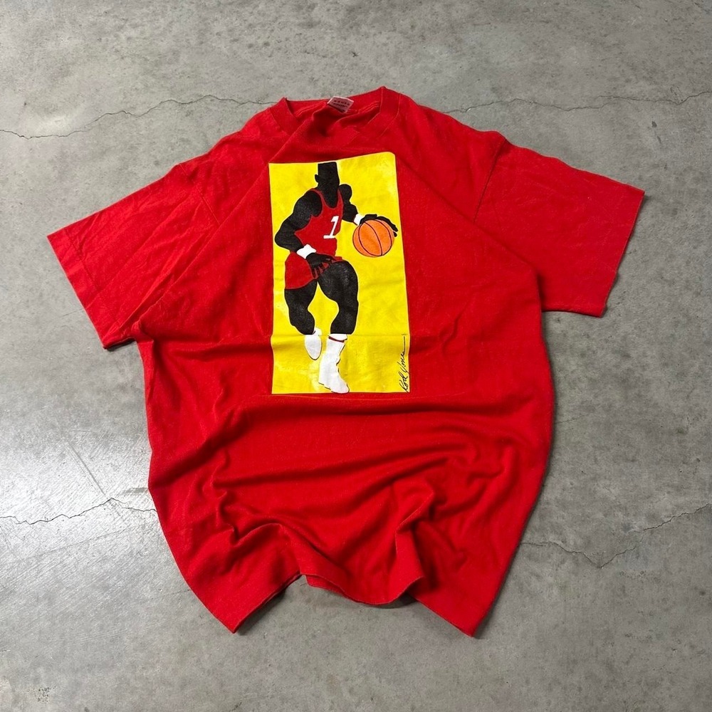 Y2K Vintage 90s basketball sports Michael Jordan single stitch T shirt XL